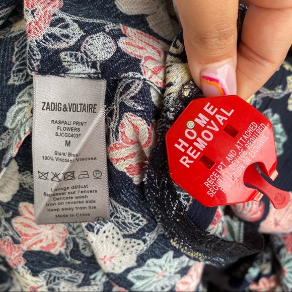 SOLD NEW Zadig & Voltaire Raspali Flowers Dress - Picture 7 of 14